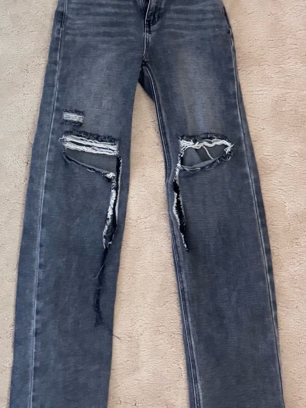 PacSun Women's 90’s Boyfriend Black Ripped Jeans
